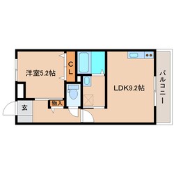 清水駅 徒歩15分 2階の物件間取画像